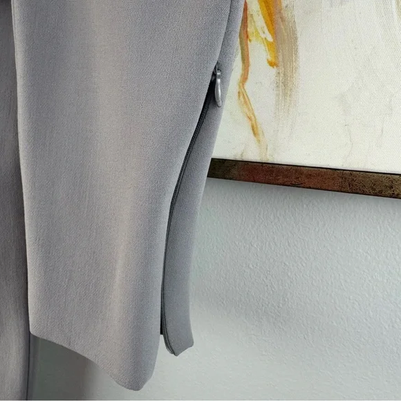 Giorgio Armani Gray Virgin Wool Pants Made in Italy EU40 US4 Straight Leg - Picture 8 of 13